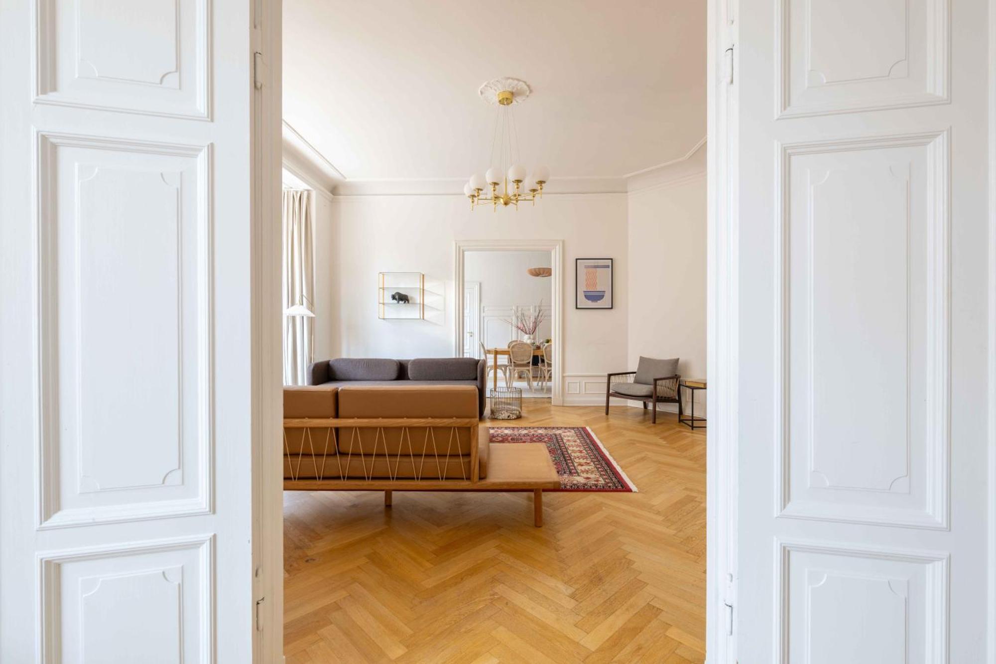 Lovely 3Br Manor Apartment 5 Min From Tivoli Gardens Копенхаген Екстериор снимка